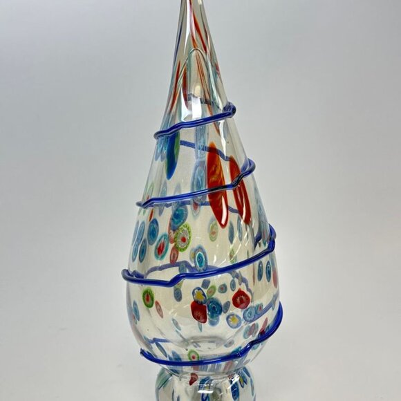 Large Vintage Murano Millefiori Glass Christmas Tree - Picture 12 of 12